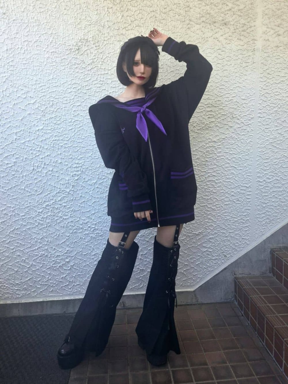 Amilige（アミリージュ）の「レッグウォーマー付きショートパンツ