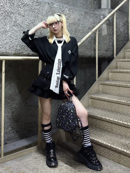 コルセット風フリルスカート（スカート）｜Amilige