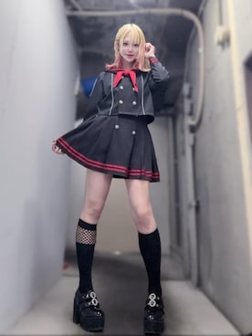 「セーラーカラー」｜Amilige_officialさん（レディース・161cm）の春コーディネート