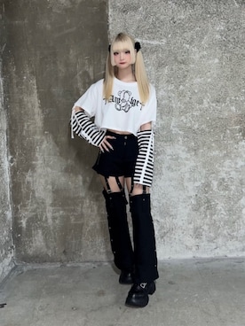 「アイテム（トップス）」を使った、Amilige_officialさん（レディース・163cm）の夏コーディネート