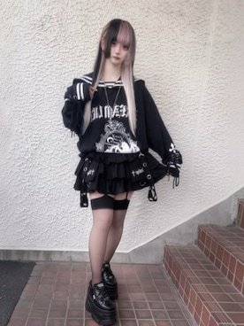 「セーラーカラー」｜Amilige_officialさん（レディース・156cm）の春コーディネート