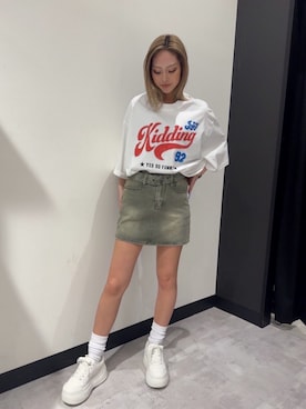 「ANAP（アナップ）のアイテム」を使った、𝒚 𝒖 𝒓 𝒊 さん（レディース・164cm）の夏コーディネート