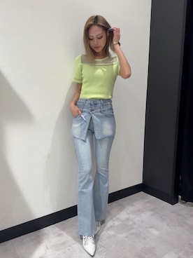 「ANAP（アナップ）のアイテム」を使った、𝒚 𝒖 𝒓 𝒊 さん（レディース・164cm）の夏コーディネート