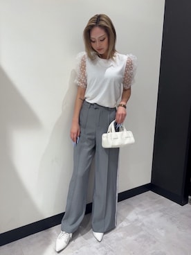 「ANAP（アナップ）のアイテム」を使った、𝒚 𝒖 𝒓 𝒊 さん（レディース・164cm）の夏コーディネート