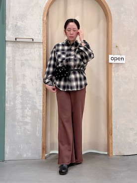 「CIAOPANIC TYPY（チャオパニックティピー）のアイテム（トップス）」を使った、ogitypyさん（レディース・165cm）の秋コーディネート