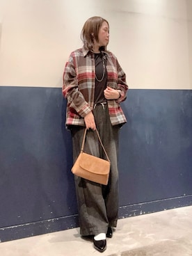「アイテム（パンプス）」を使った、ogitypyさん（レディース・165cm）の秋コーディネート