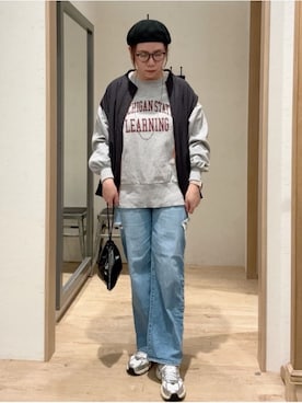 「アイテム（MA-1）」を使った、ogitypyさん（レディース・165cm）の秋コーディネート