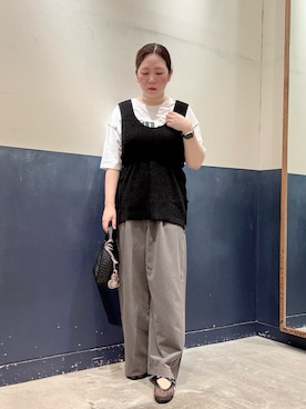 「CIAOPANIC TYPY（チャオパニックティピー）のアイテム（トップス）」を使った、ogitypyさん（レディース・165cm）の夏コーディネート