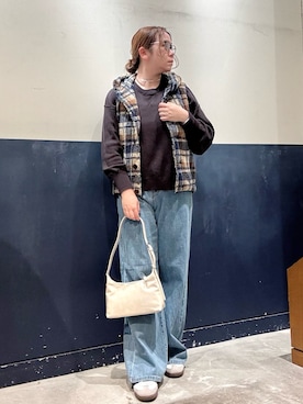 「アイテム（ベスト）」を使った、ogitypyさん（レディース・165cm）の秋コーディネート