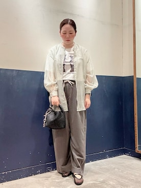 「CIAOPANIC TYPY（チャオパニックティピー）のアイテム（パンツ）」を使った、ogitypyさん（レディース・165cm）の夏コーディネート