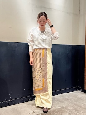 「アイテム（トップス）」を使った、ogitypyさん（レディース・165cm）の春コーディネート