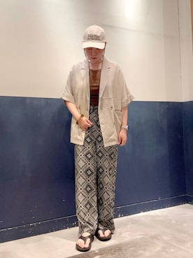 「アイテム（タンクトップ）」を使った、ogitypyさん（レディース・165cm）の夏コーディネート