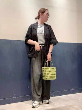 「CIAOPANIC TYPY（チャオパニックティピー）のアイテム（パンツ）」を使った、ogitypyさん（レディース・165cm）の夏コーディネート