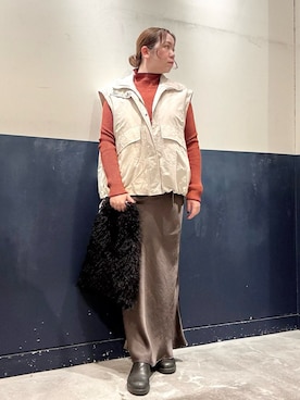 「アイテム（ブルゾン）」を使った、ogitypyさん（レディース・165cm）の秋コーディネート