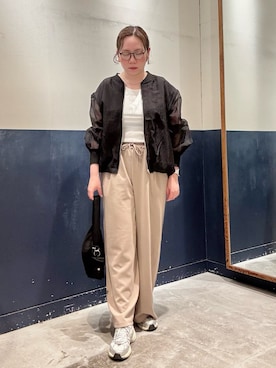 「CIAOPANIC TYPY（チャオパニックティピー）のアイテム（スラックス）」を使った、ogitypyさん（レディース・165cm）の春コーディネート