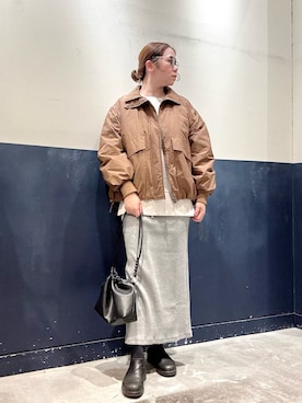 「アイテム（ショルダーバッグ）」を使った、ogitypyさん（レディース・165cm）の秋コーディネート