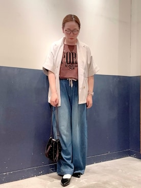 「アイテム（パンツ）」を使った、ogitypyさん（レディース・165cm）の秋コーディネート