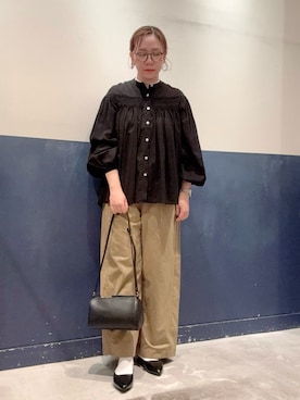 「アイテム（パンプス）」を使った、ogitypyさん（レディース・165cm）の秋コーディネート