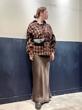 「アイテム（ボディバッグ/ウエストポーチ）」を使った、ogitypyさん（レディース・165cm）の秋コーディネート