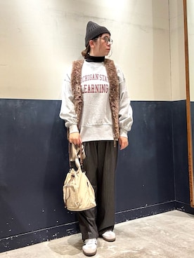 「アイテム（ニット/セーター）」を使った、ogitypyさん（レディース・165cm）の秋コーディネート