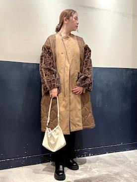 「アイテム（モッズコート）」を使った、ogitypyさん（レディース・165cm）の秋コーディネート