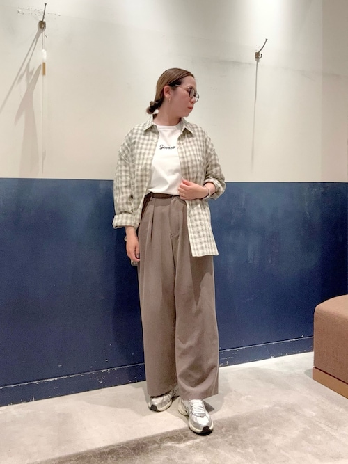 【UNISEX】ポコポコチェックシャツ