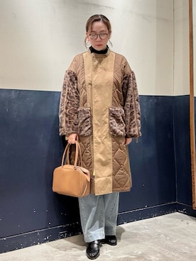 「アイテム（モッズコート）」を使った、ogitypyさん（レディース・165cm）の冬コーディネート