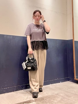 「CIAOPANIC TYPY（チャオパニックティピー）のアイテム（アクセサリー）」を使った、ogitypyさん（レディース・165cm）の夏コーディネート