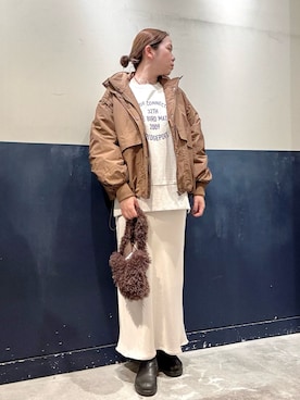 「アイテム（バッグ）」を使った、ogitypyさん（レディース・165cm）の秋コーディネート