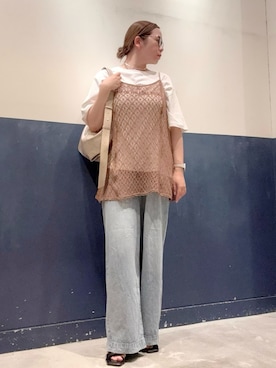 「アイテム（キャミソール）」を使った、ogitypyさん（レディース・165cm）の夏コーディネート