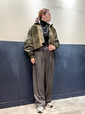 「アイテム（パンツ）」を使った、ogitypyさん（レディース・165cm）の秋コーディネート