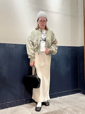 「CIAOPANIC TYPY（チャオパニックティピー）のアイテム（帽子）」を使った、ogitypyさん（レディース・165cm）の冬コーディネート