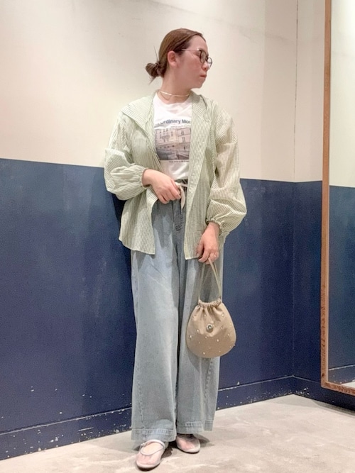 スタッズ付き巾着BAG