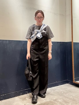 「CIAOPANIC TYPY（チャオパニックティピー）の【UNISEX】ポーチ付き中綿ハンドBAG（ショルダーバッグ）」を使った、ogitypyさん（レディース・165cm）の春コーディネート