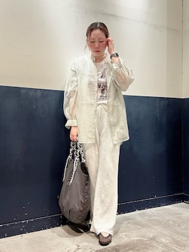 「アイテム（トップス）」を使った、ogitypyさん（レディース・165cm）の春コーディネート
