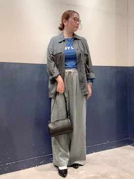 「アイテム（デニムパンツ）」を使った、ogitypyさん（レディース・165cm）の秋コーディネート
