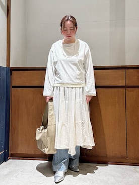 「CIAOPANIC TYPY（チャオパニックティピー）のアイテム（ワンピース/ドレス）」を使った、ogitypyさん（レディース・165cm）の春コーディネート