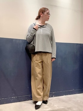 「アイテム（パンプス）」を使った、ogitypyさん（レディース・165cm）の秋コーディネート