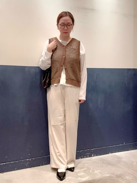 「アイテム（Tシャツ/カットソー）」を使った、ogitypyさん（レディース・165cm）の秋コーディネート