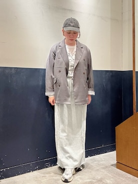 「CIAOPANIC TYPY（チャオパニックティピー）のアイテム（キャップ）」を使った、ogitypyさん（レディース・165cm）の春コーディネート