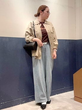 「アイテム（パンプス）」を使った、ogitypyさん（レディース・165cm）の秋コーディネート