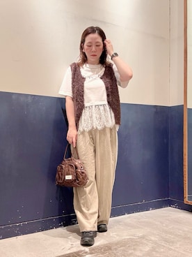 「CIAOPANIC TYPY（チャオパニックティピー）のアイテム（パンツ）」を使った、ogitypyさん（レディース・165cm）の夏コーディネート