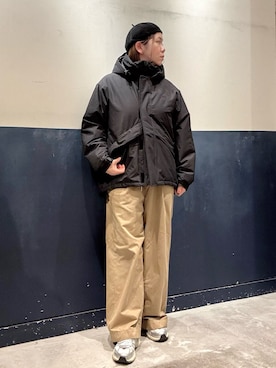 「アイテム（ダウンジャケット/コート）」を使った、ogitypyさん（レディース・165cm）の秋コーディネート