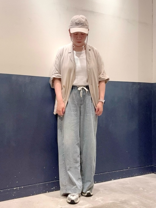 【SEADAM】〈UNISEX〉newhattanロゴ刺繍キャップ