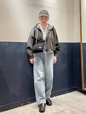 「CIAOPANIC TYPY（チャオパニックティピー）のアイテム（キャップ）」を使った、ogitypyさん（レディース・165cm）の春コーディネート