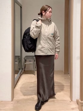「アイテム（マウンテンパーカー）」を使った、ogitypyさん（レディース・165cm）の秋コーディネート