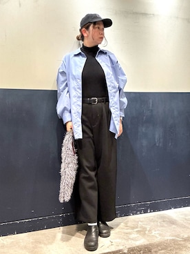 「アイテム（キャップ）」を使った、ogitypyさん（レディース・165cm）の冬コーディネート