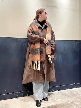 「アイテム（モッズコート）」を使った、ogitypyさん（レディース・165cm）の冬コーディネート