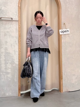 「CIAOPANIC TYPY（チャオパニックティピー）のアイテム（トップス）」を使った、ogitypyさん（レディース・165cm）の秋コーディネート
