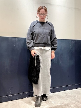 「CIAOPANIC TYPY（チャオパニックティピー）のアイテム（Tシャツ/カットソー）」を使った、ogitypyさん（レディース・165cm）の秋コーディネート